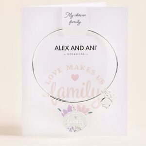 'Love Makes Us Family' Charm Bangle